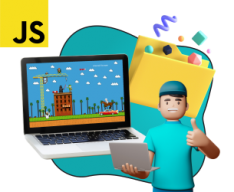 Программирование на JavaScript. Учимся создавать игры! - Школа программирования для детей, компьютерные курсы для школьников, начинающих и подростков - KIBERone г. Хотьково