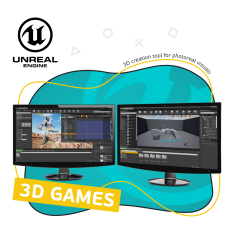 Unreal Engine 4. Игровой движок - КИБЕРшкола программирования для детей, компьютерные курсы для школьников, начинающих и подростков - KIBERone г. Хотьково