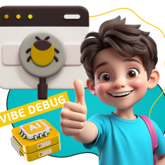 Тестирование & Vibe Debug. Охотники за багами - КИБЕРшкола программирования для детей, компьютерные курсы для школьников, начинающих и подростков - KIBERone г. Хотьково