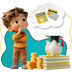 Финансовый интеллект вместе KIBERone - КИБЕРшкола программирования для детей, компьютерные курсы для школьников, начинающих и подростков - KIBERone г. Хотьково