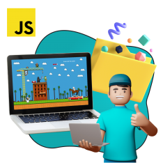 Программирование на JavaScript. Учимся создавать игры! - КИБЕРшкола программирования для детей, компьютерные курсы для школьников, начинающих и подростков - KIBERone г. Хотьково